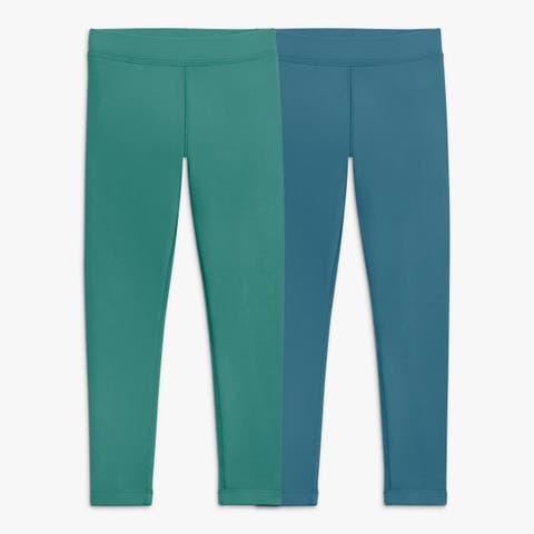 Kids French Terry Cozy Legging 2-Pack (Toddler, Little Kid, Big Kid)