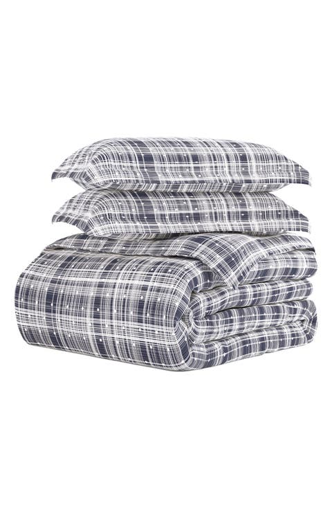IENJOY HOME Premium Ultra Soft Polka Dot Pattern 3-Piece Duvet Cover Set