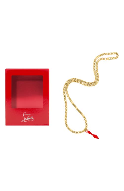 Christian Louboutin So Glow Chain For Rouge Louboutin Lipstick In Multi