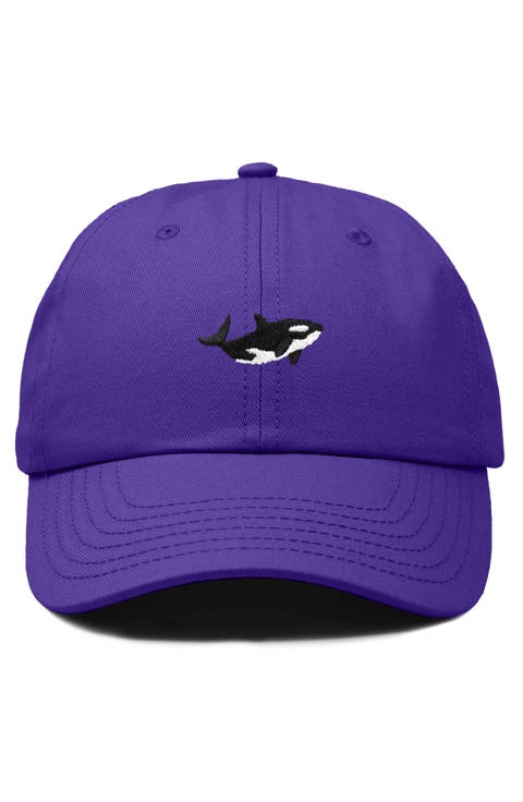 Killer Whale Embroidered Dad Hat