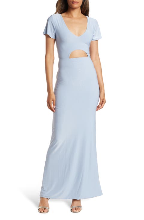 Anjelina Slinky Cutout Maxi Dress