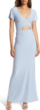 Love By Design Anjelina Slinky Cutout Maxi Dress