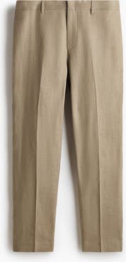 H&M Slim Fit Linen Suit Trousers