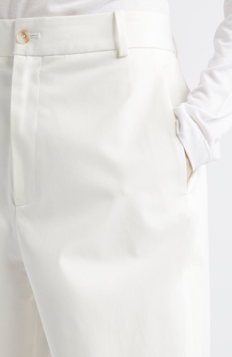 PARTOW Kayden Stretch Cotton Pants, Alternate, color, White