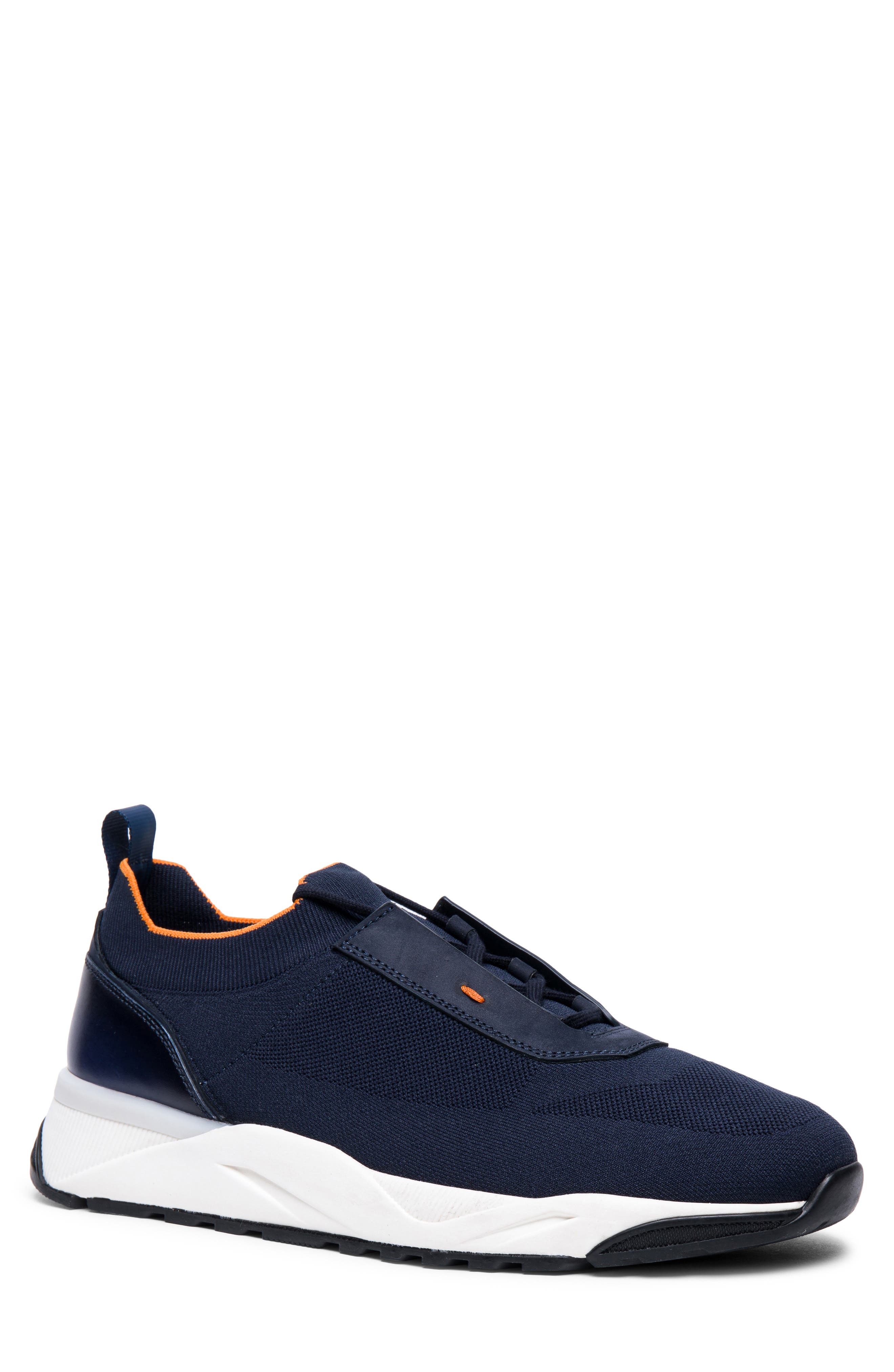 Santoni Flin Sneaker, Main, color, U61 - Blue
