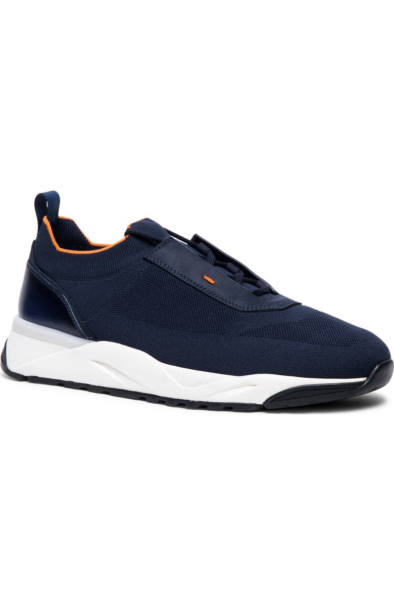 Santoni Flin Sneaker, Main, color, U61 - Blue