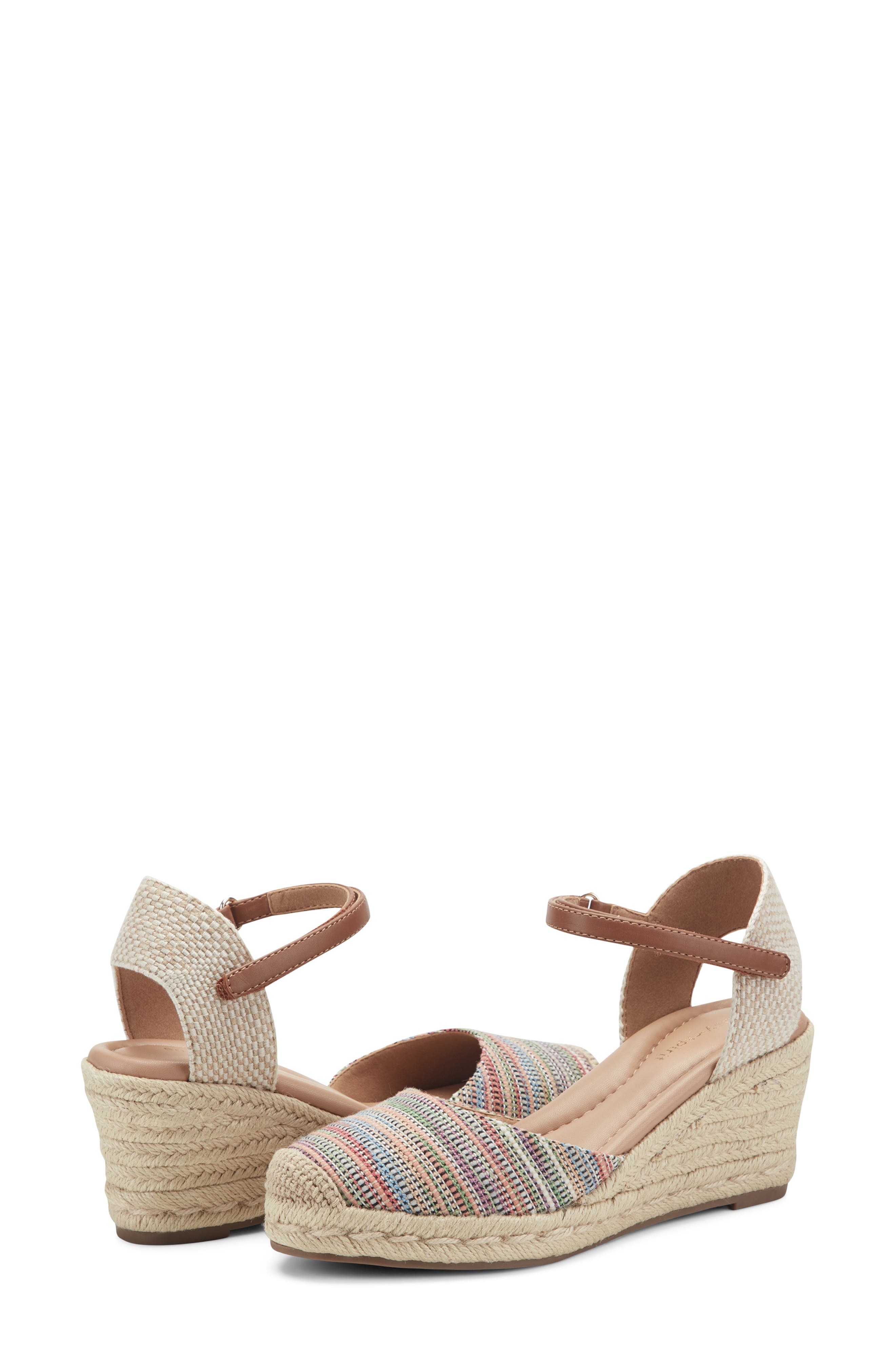 Easy Spirit Makaylie Espadrille Wedge Sandal, Alternate, color, Light Natural