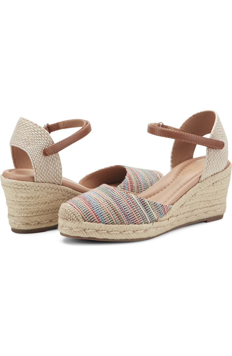 Easy Spirit Makaylie Espadrille Wedge Sandal, Alternate, color, Light Natural