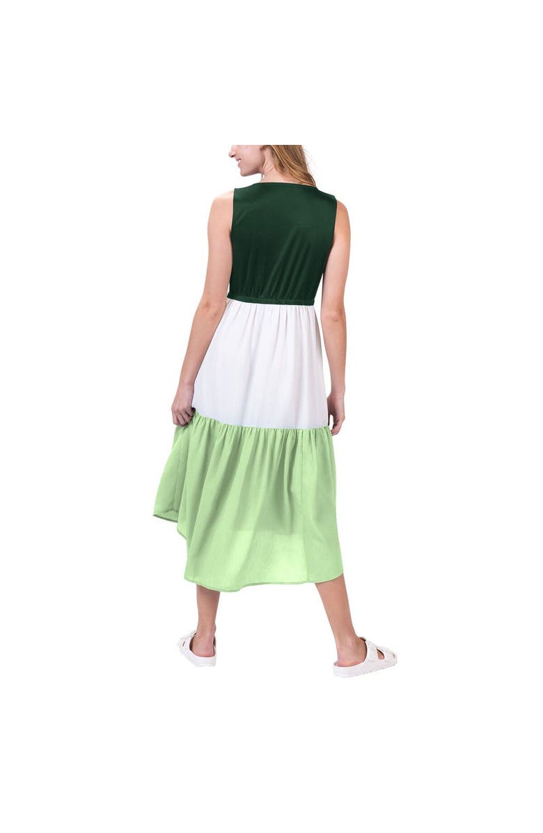 G-III 4HER BY CARL BANKS Women's G-III 4Her by Carl Banks Green/Neon Green Green Bay Packers 12th Inning Colorblock Dress, Alternate, color, Green