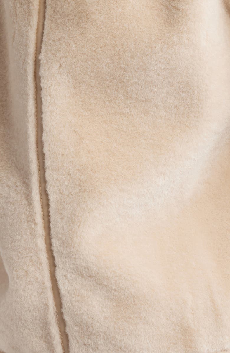 Michael Kors Faux Shearling Moto Jacket, Alternate, color,