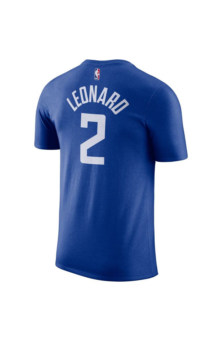 Nike Men's Nike Kawhi Leonard Royal LA Clippers 2019/2020 Name & Number Performance T-Shirt, Alternate, color, 