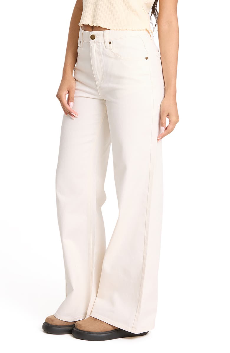 Billabong Free Fall High Waist Flare Leg Jeans, Alternate, color, Sea Salt