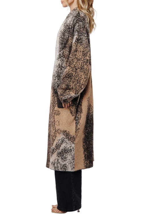 Ciebon Cannis Jacquard Cardigan In Multi