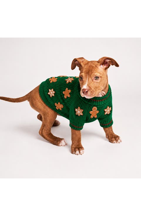 Gingerbread Dog Sweater
