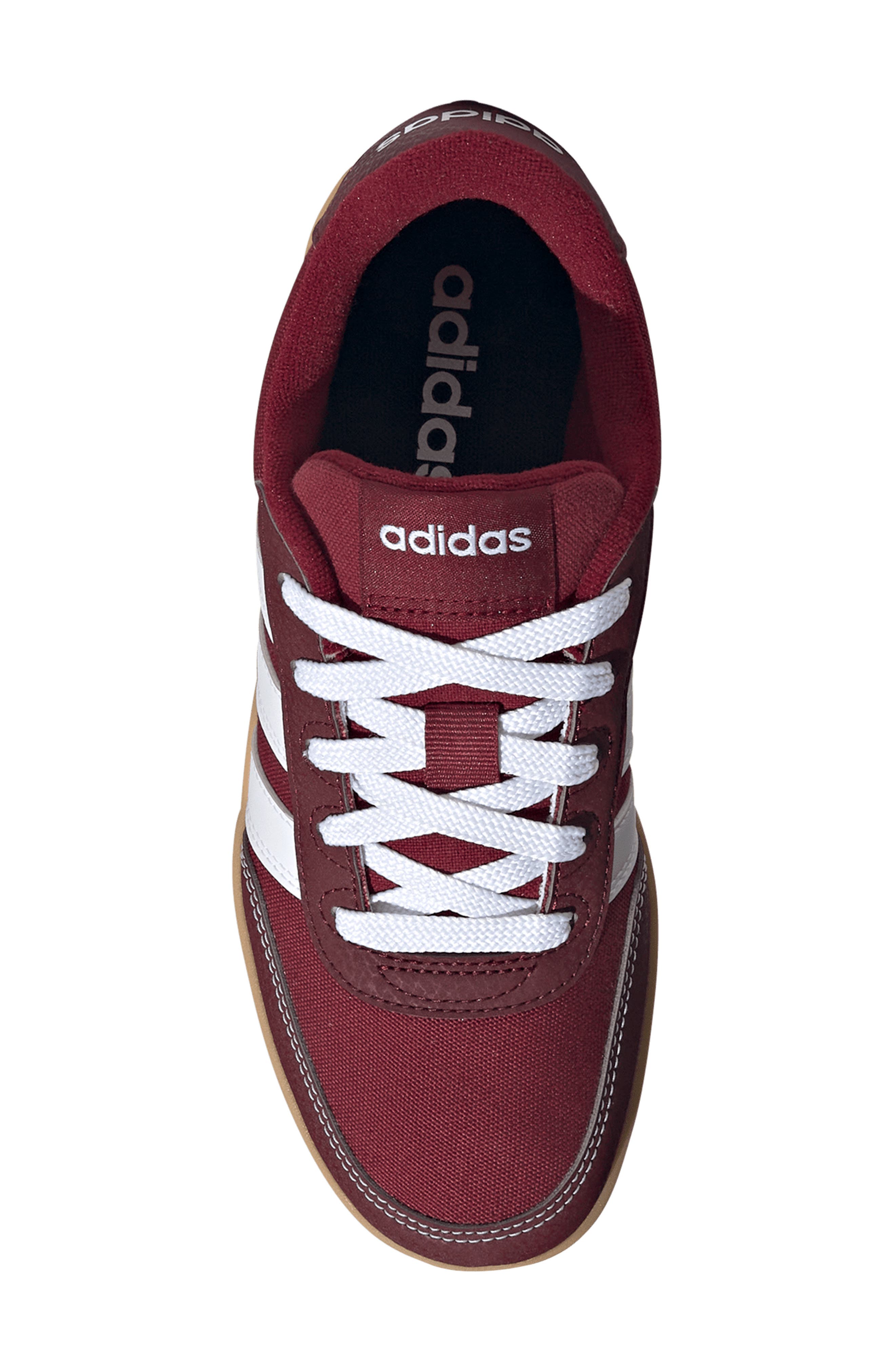 adidas Kids' Breakbase Sneaker, Alternate, color, Burgundy/ White/ Shadow Red