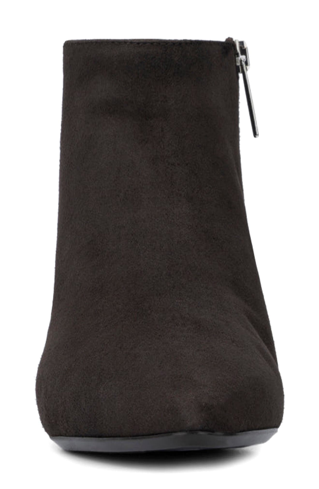 Prisilla Pointed Toe Weatherproof Zip Bootie, Alternate, color, TRUFFLE