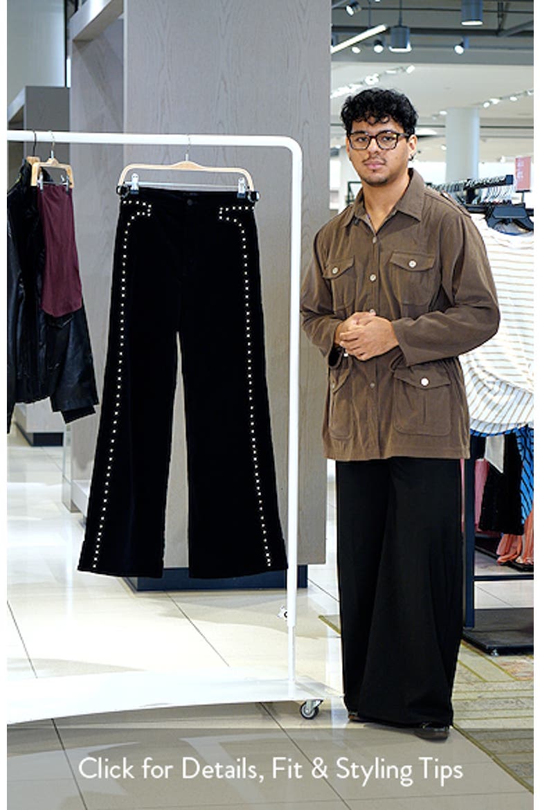 The Tbone Tomcat Studded High Waist Roller Skimp Wide Leg Jeans video