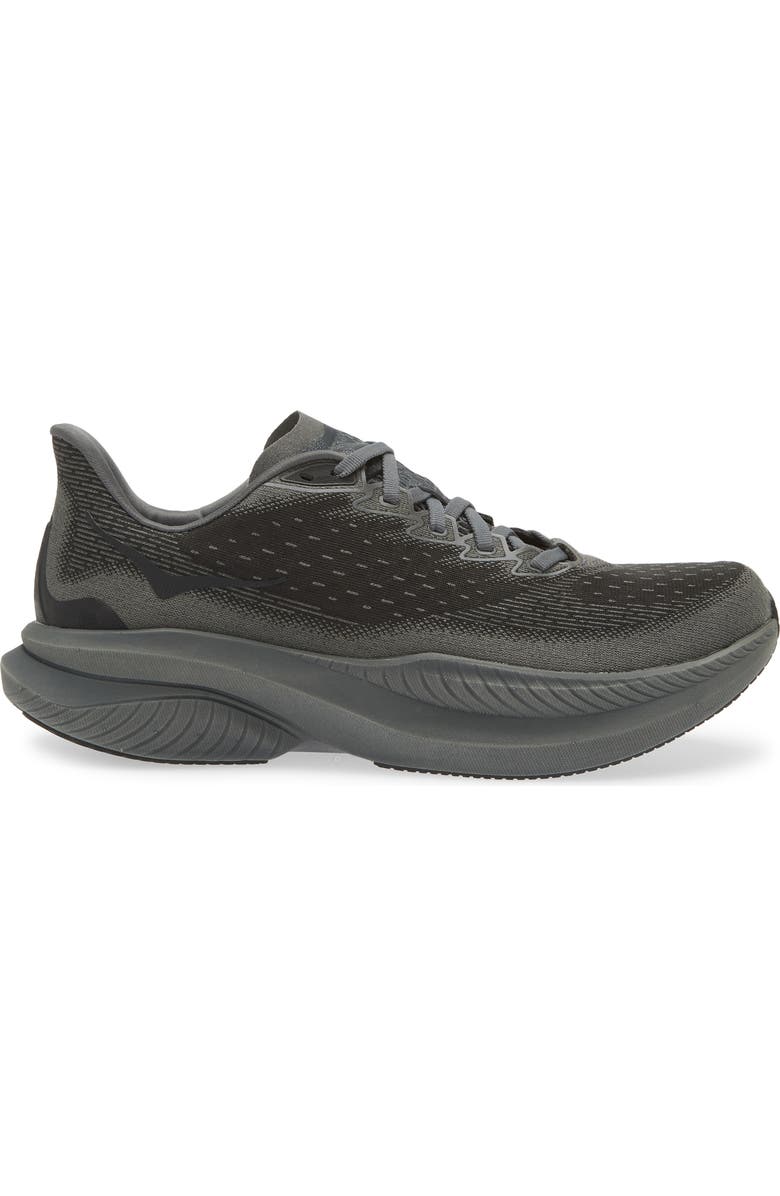 HOKA Mach 6 Running Shoe, Alternate, color, Black / Black