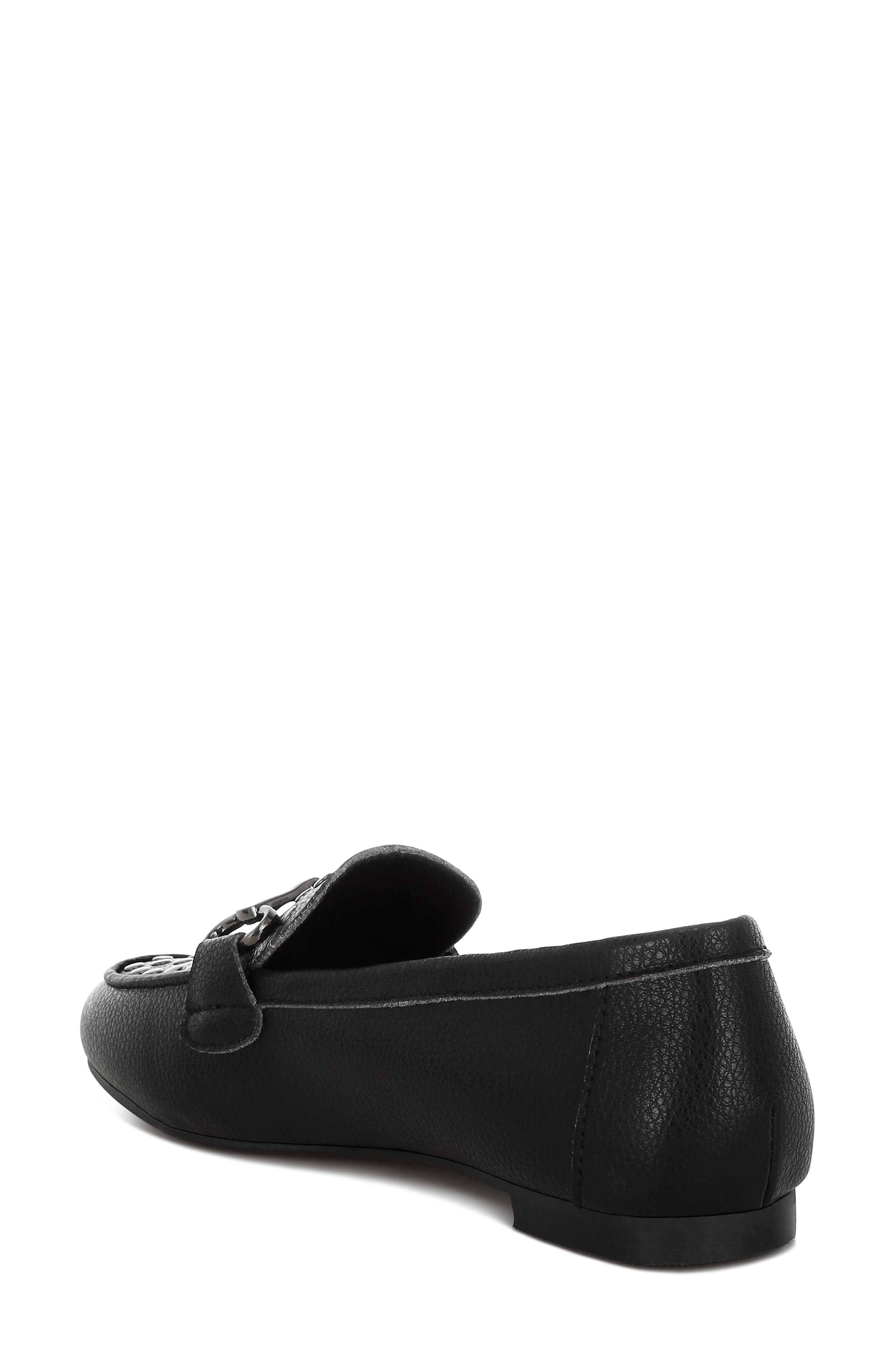 Rag & Co Modaha Studded Horsebit Loafer, Alternate, color, Black