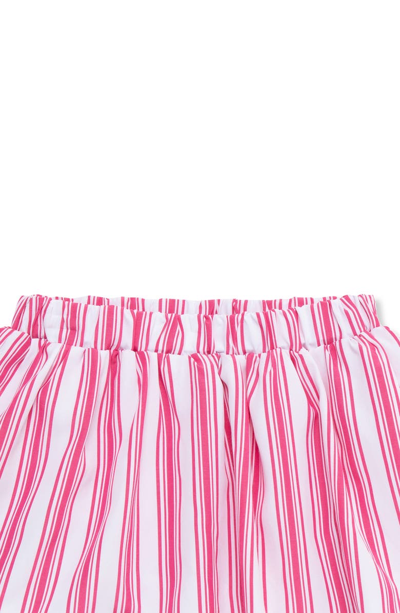 Habitual Kids Stripe Smocked Top & Skirt Set, Alternate, color, Dark Pink