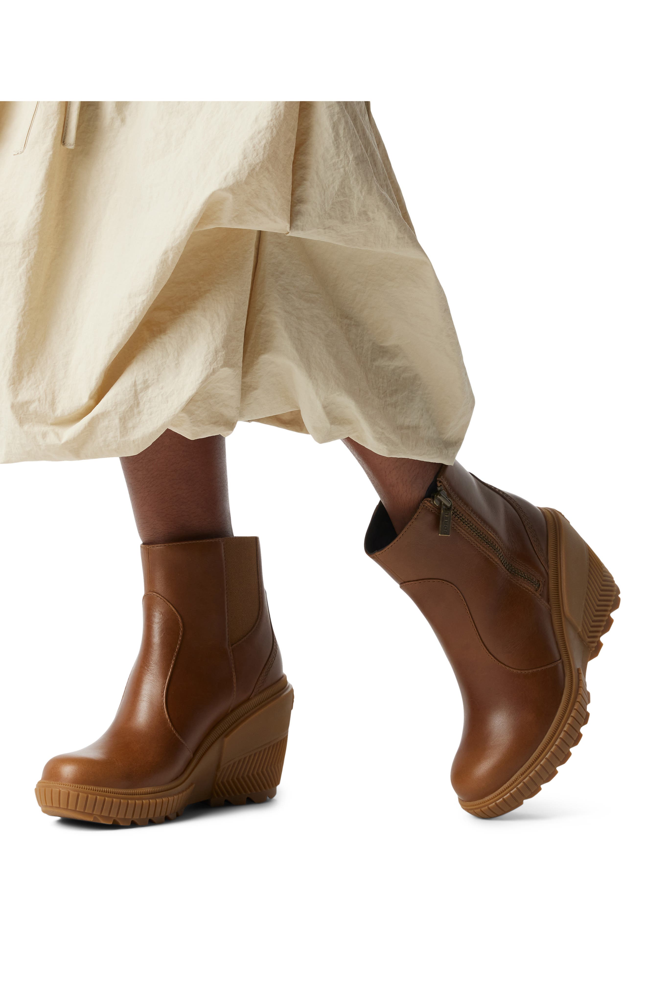 Ona Ave Zip Wedge Bootie - image 4
