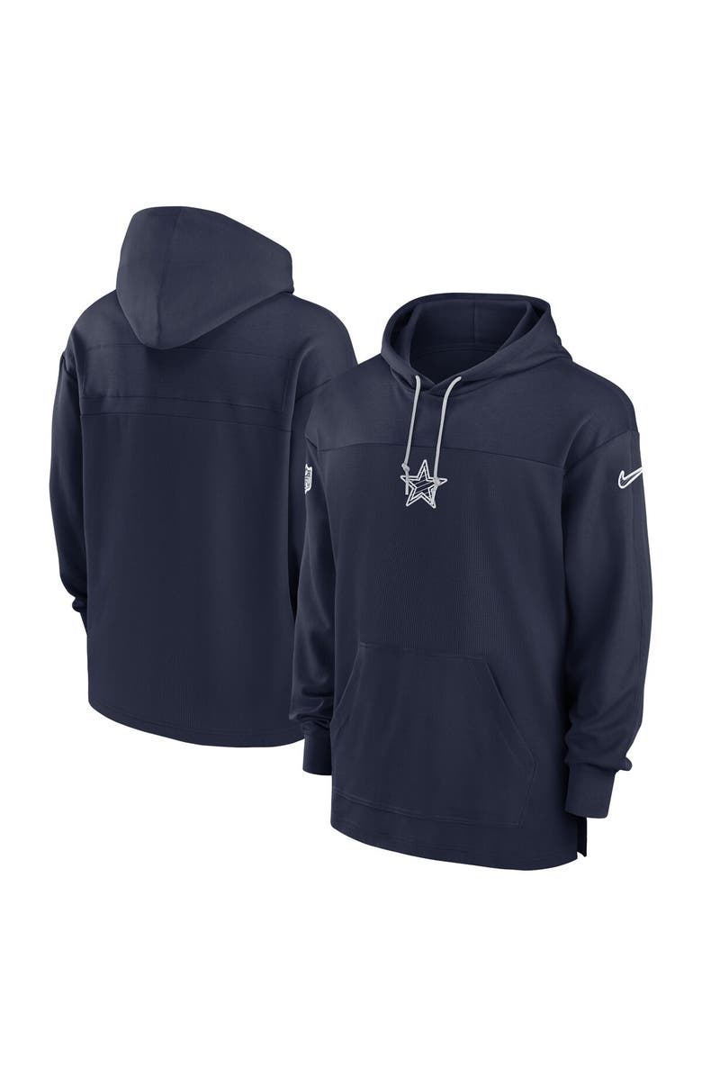 Nike Men's Nike Navy Dallas Cowboys Sideline Jersey Pullover Hoodie, Alternate, color, Navy