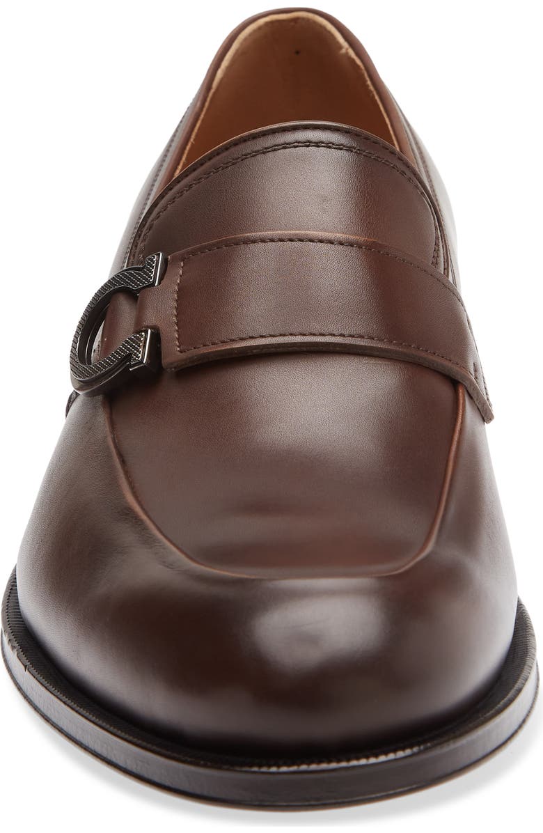 FERRAGAMO Scout Ganini Ornament Loafer, Alternate, color, Midbrown Biscotto