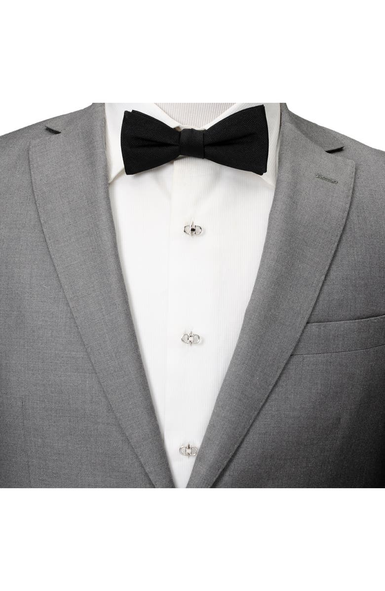 Cufflinks, Inc. Horse Bit Shirt Studs, Alternate, color, Silver