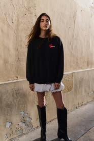 H&M Oversized Print-motif Sweatshirt
