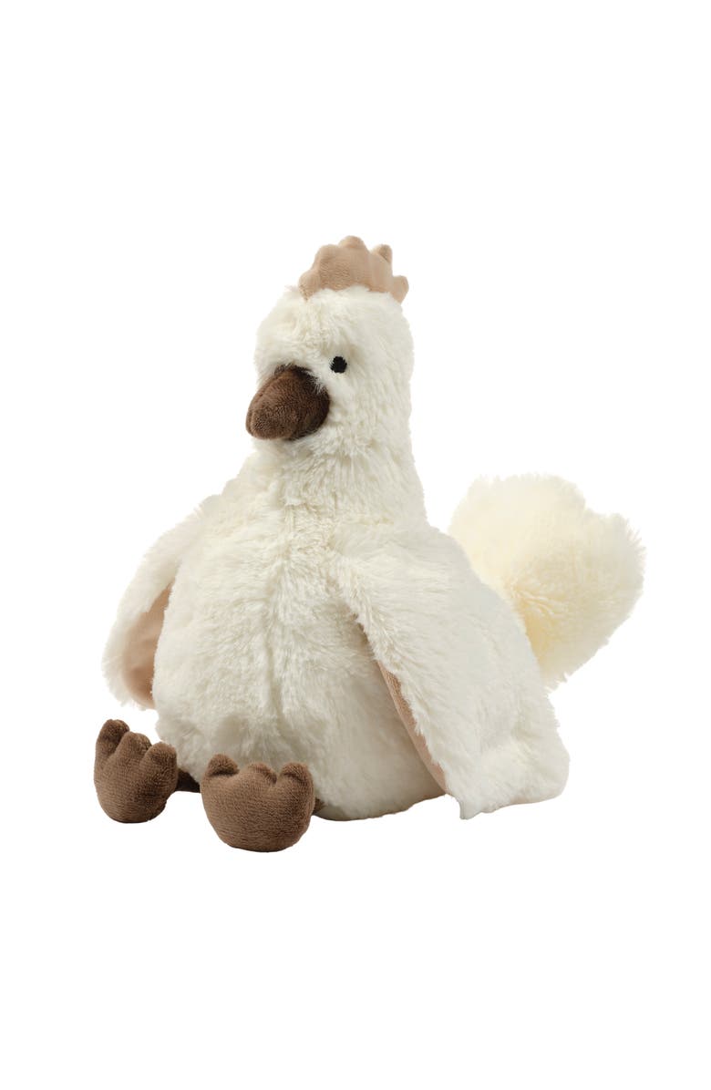 Bedtime Originals Farmyard Friends Plush Chicken Stuffed Animal Toy - Peep, Main, color, Cream
