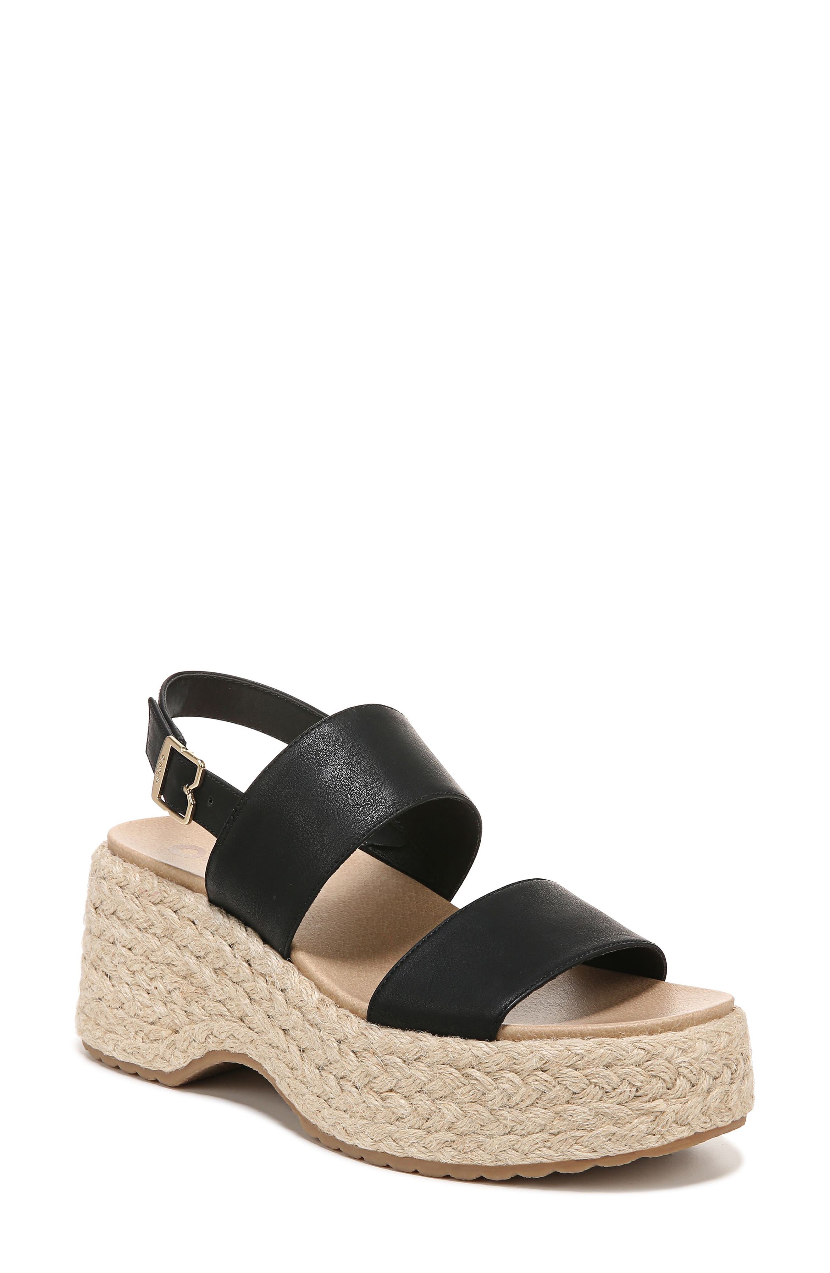 Dr. Scholl's Delaney Braided Jute Platform Sandal, Main, color, 