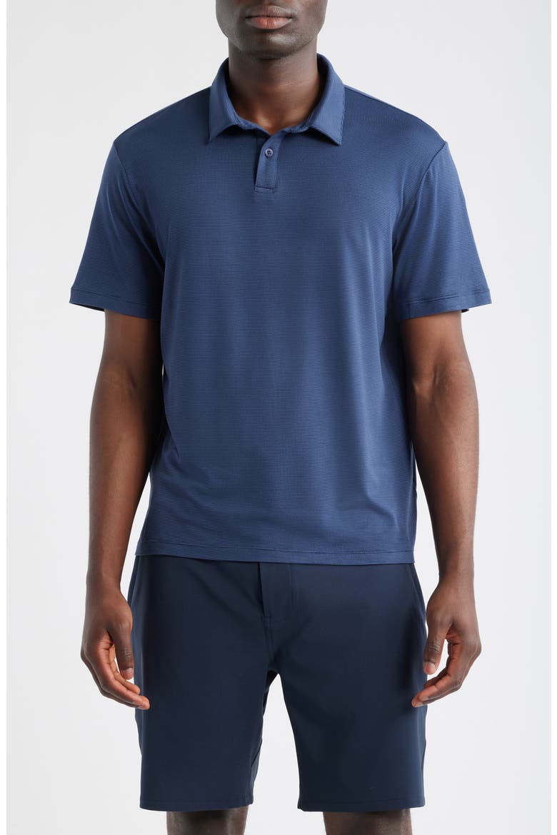 Dynamic Stripe Polo, Main, color, NAVY ECLIPSE STRIPE