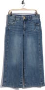 Democracy Double Side Seam Crop Wide Leg Jeans