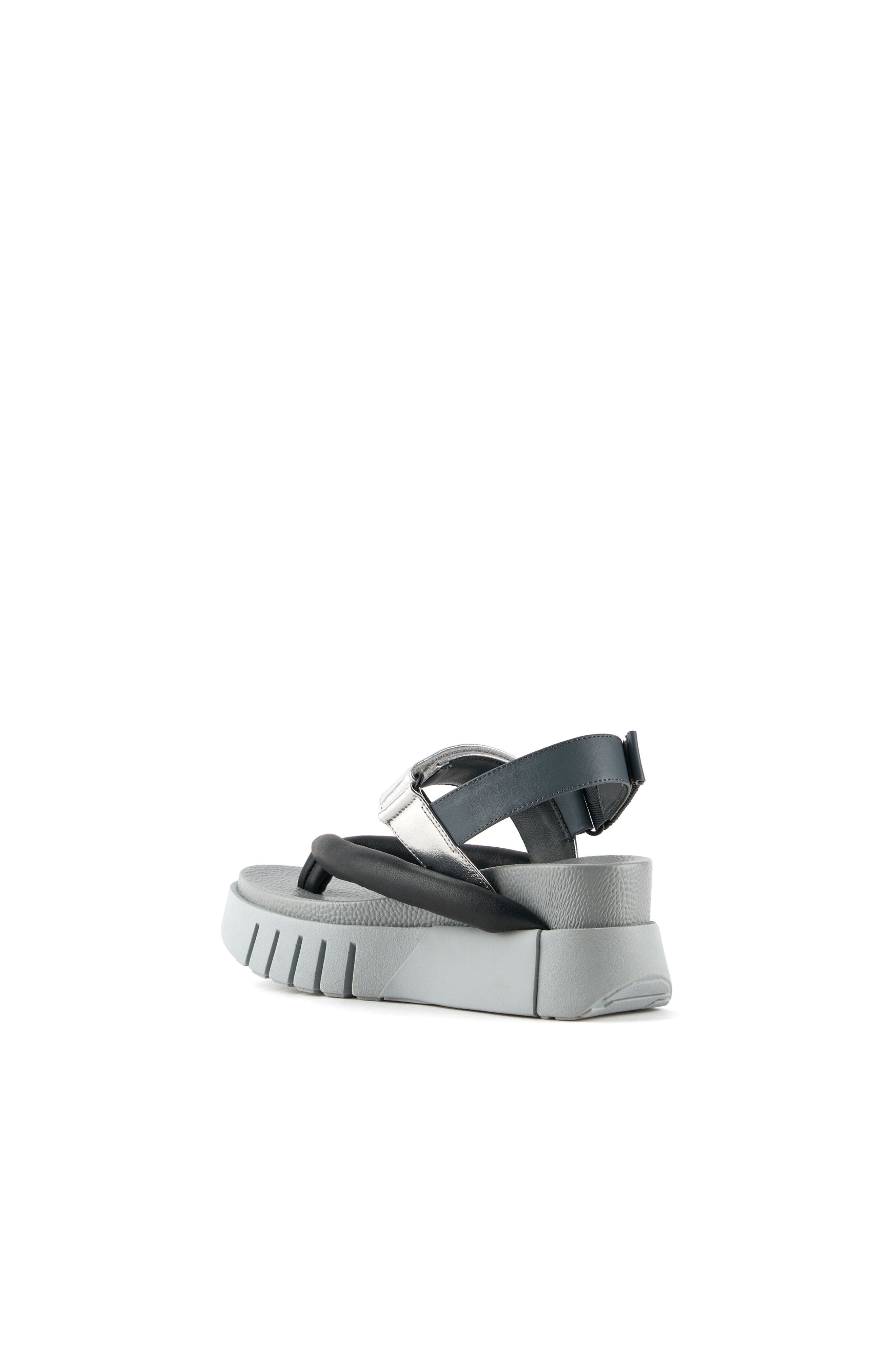 Delta Tong Sandals, Alternate, color, Steel