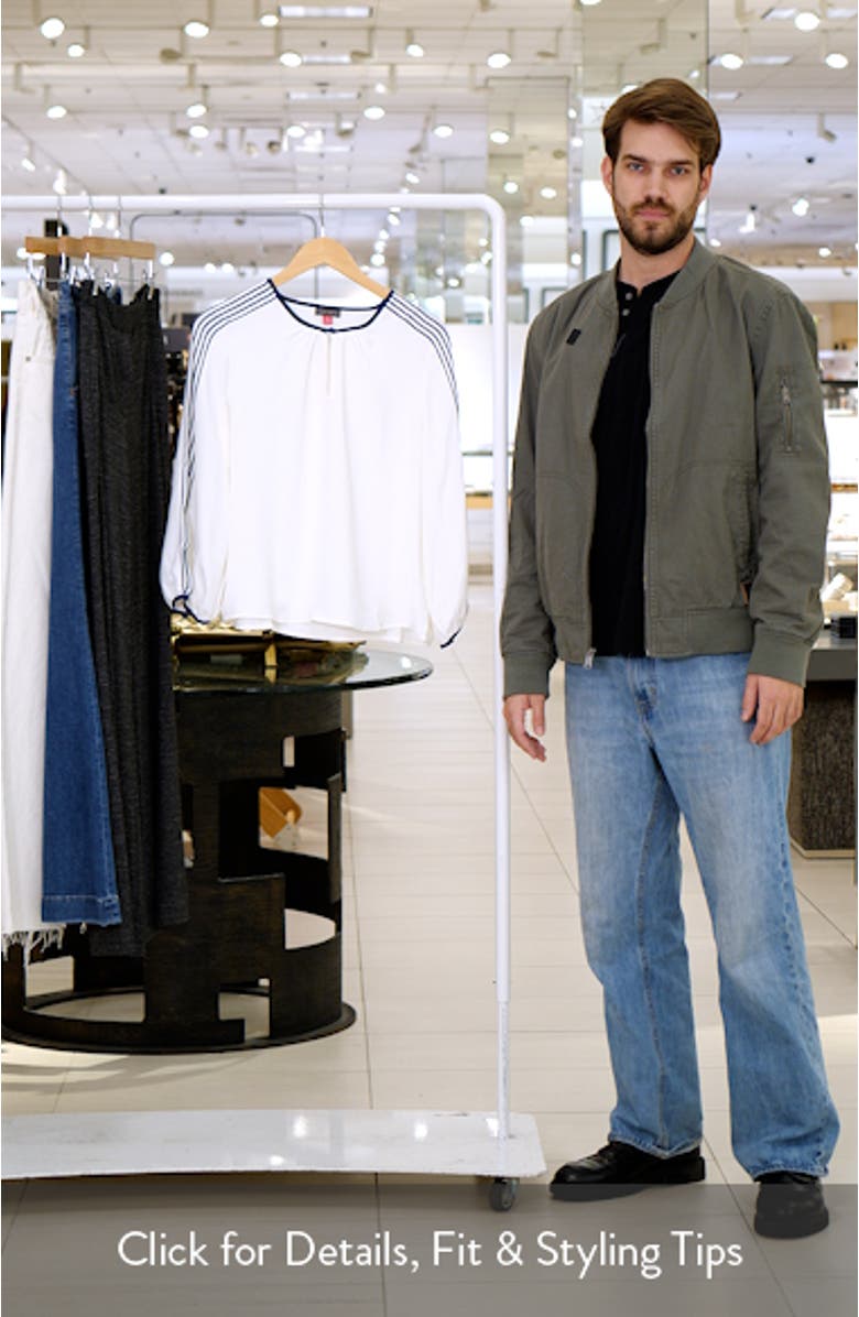 Stripe Sleeve Detail Top, sales video thumbnail