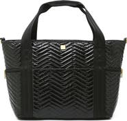 THINK ROYLN Jetset Wingman Large Moto Quilted Tote