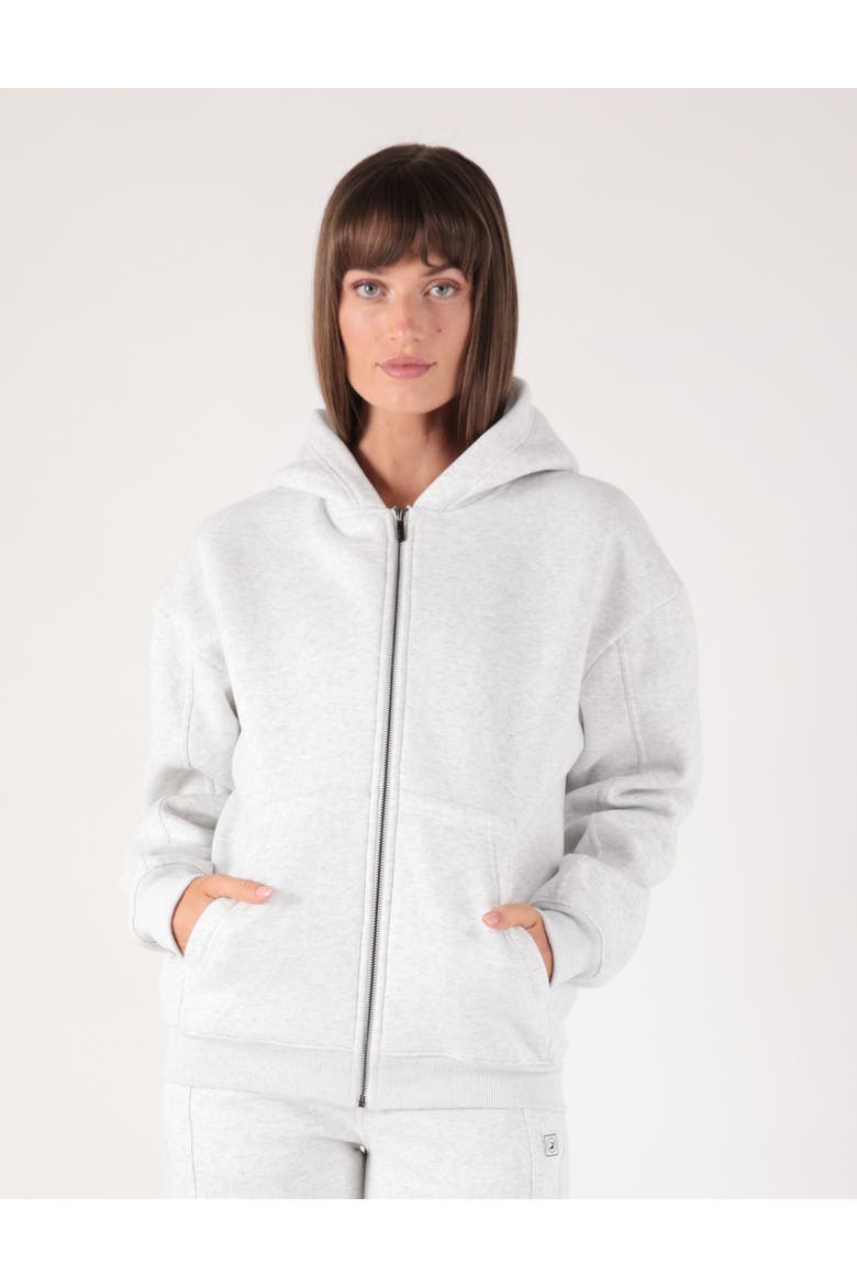 Buffalo Full Zip, Alternate, color, White Heather