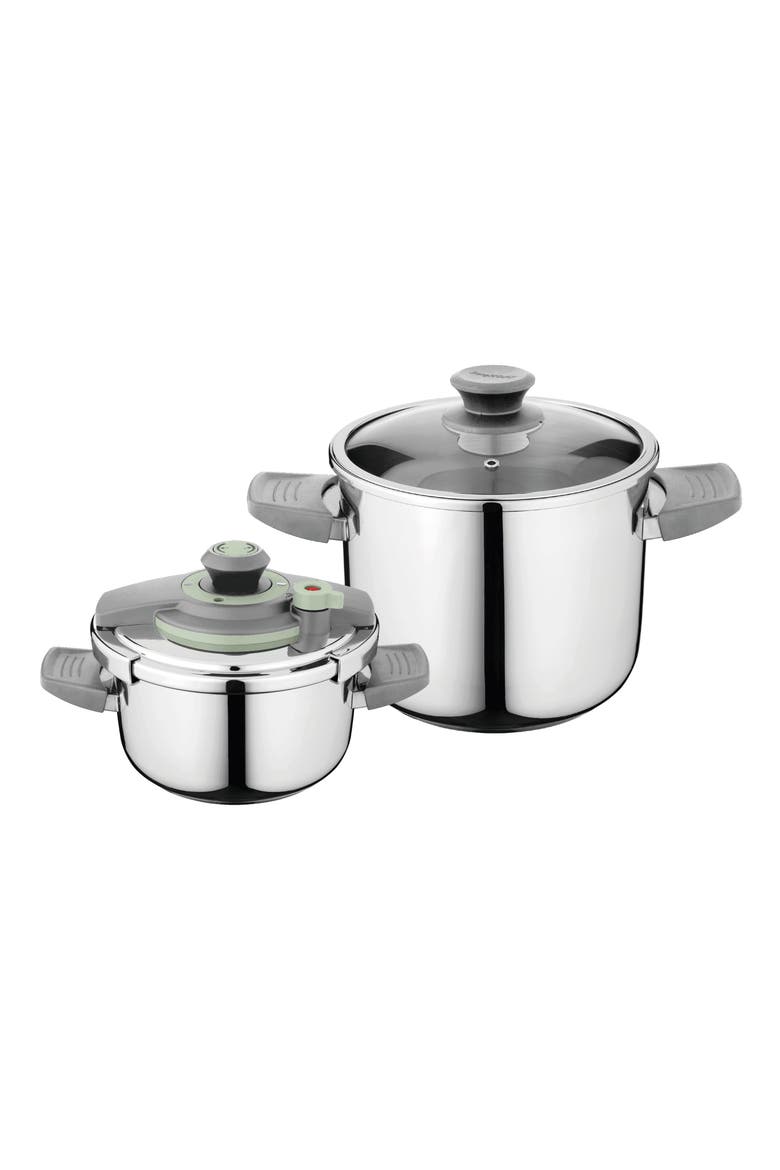 Leo Vita 4-Piece Pressure Cooker Set, Alternate, color, GREEN