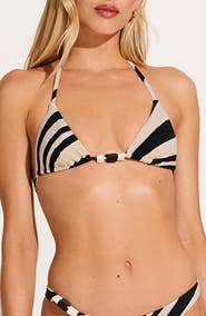 Vitamin A® Terra Stripe Triangle Bikini Top