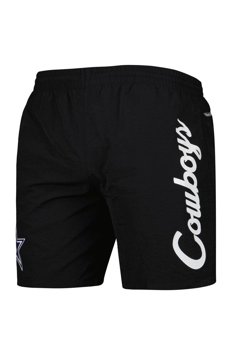 Mitchell & Ness Men's Mitchell & Ness Black Dallas Cowboys Team Essentials Nylon Shorts, Alternate, color, Black