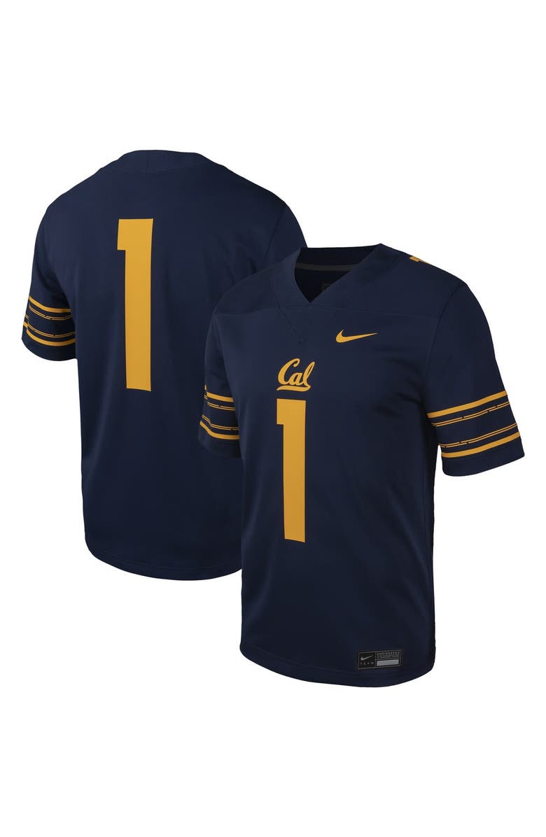 Nike Men's Nike #1 Navy Cal Bears Untouchable Football Replica Jersey, Main, color, Navy