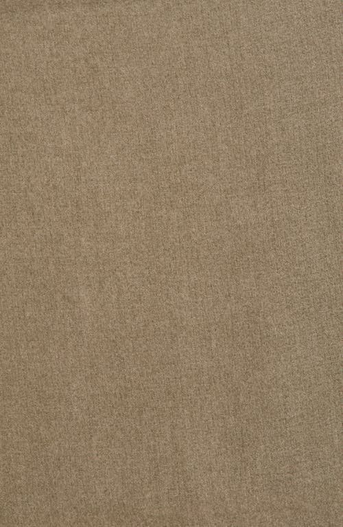 Vince Camuto Whipstitch Basketweave Knit Scarf In Brown