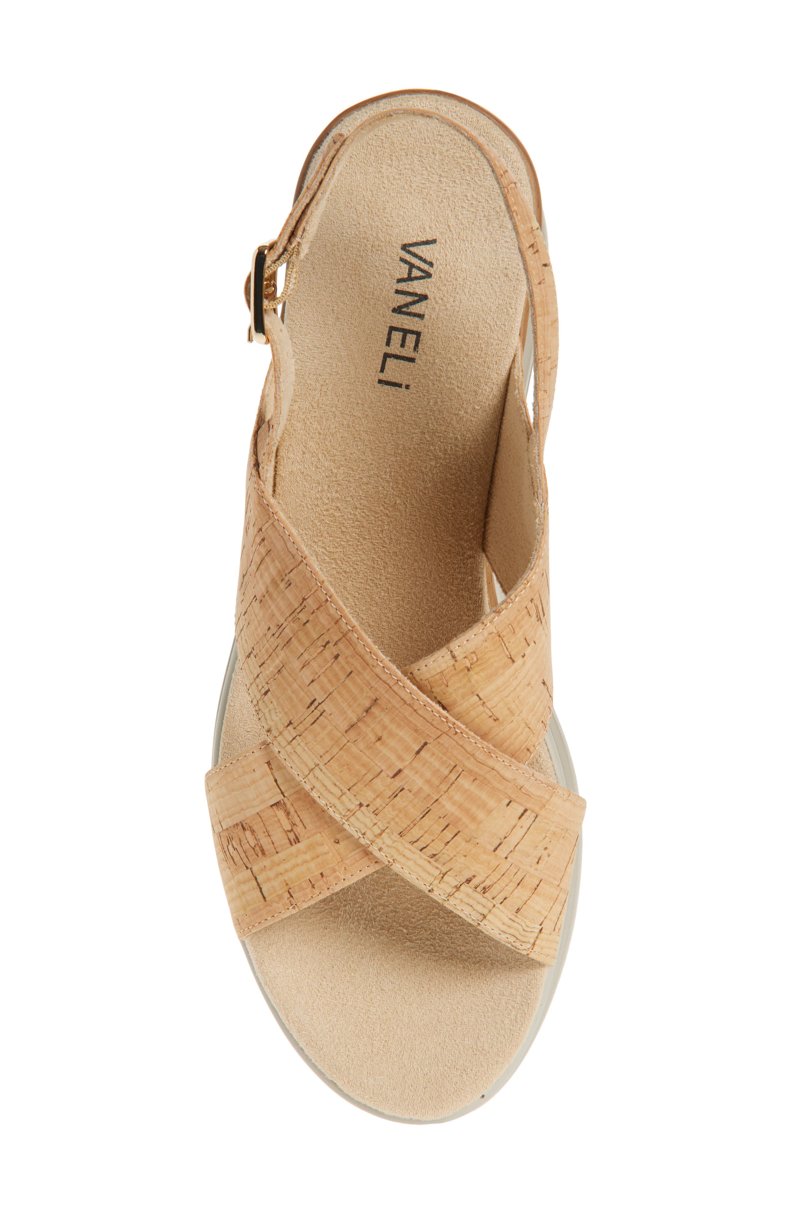 VANELi Enis Slingback Wedge Sandal, Alternate, color, 