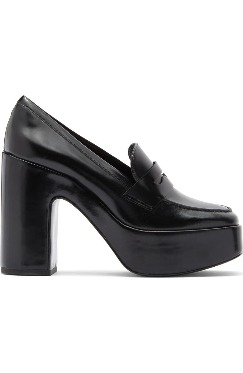 Reformation Lolita Platform Loafer Pump, Alternate, color,