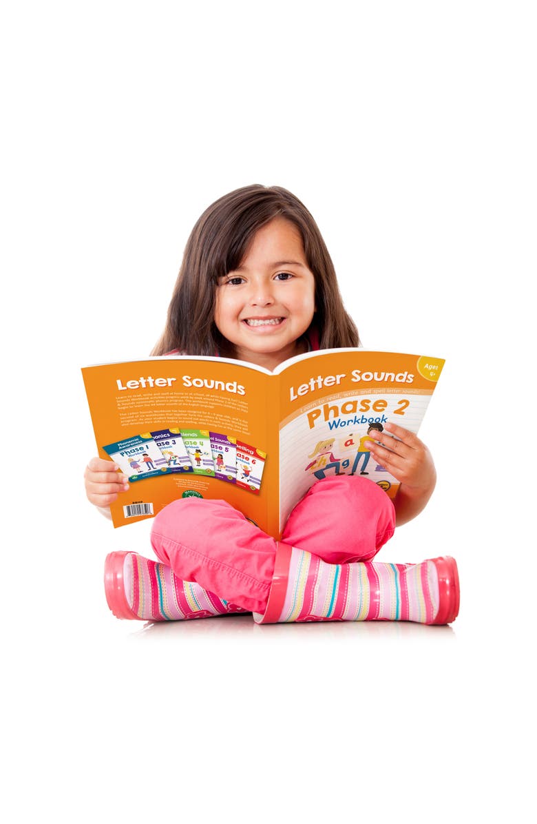 Junior Learning Phase 2 Letter Sounds Educational Learning Workbook, Alternate, color, Multicolored