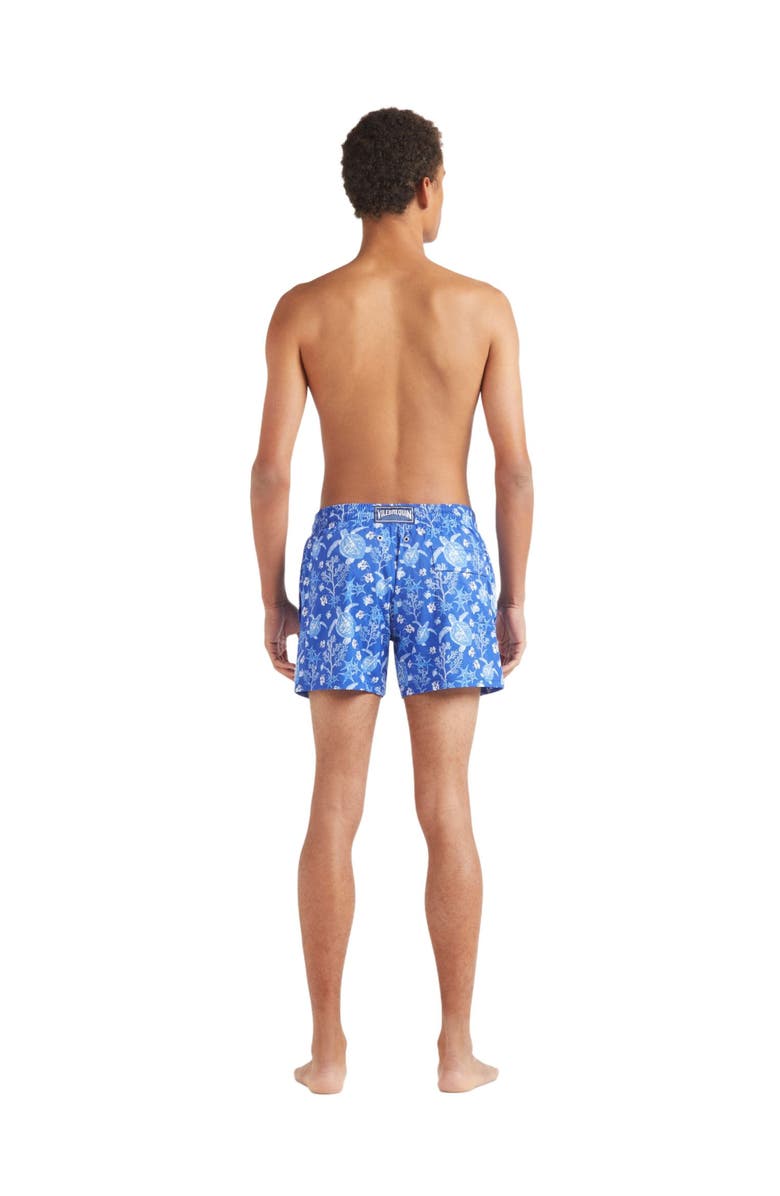 Vilebrequin Stretch Short Swim Shorts X-Ray Turtles, Alternate, color, Marrakech