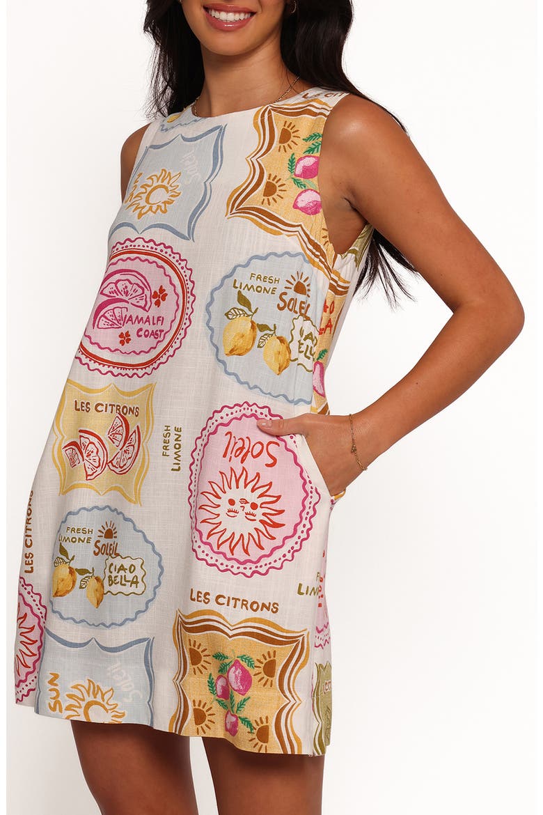 Zoe Allover Print Minidress, Alternate, color, BELLA