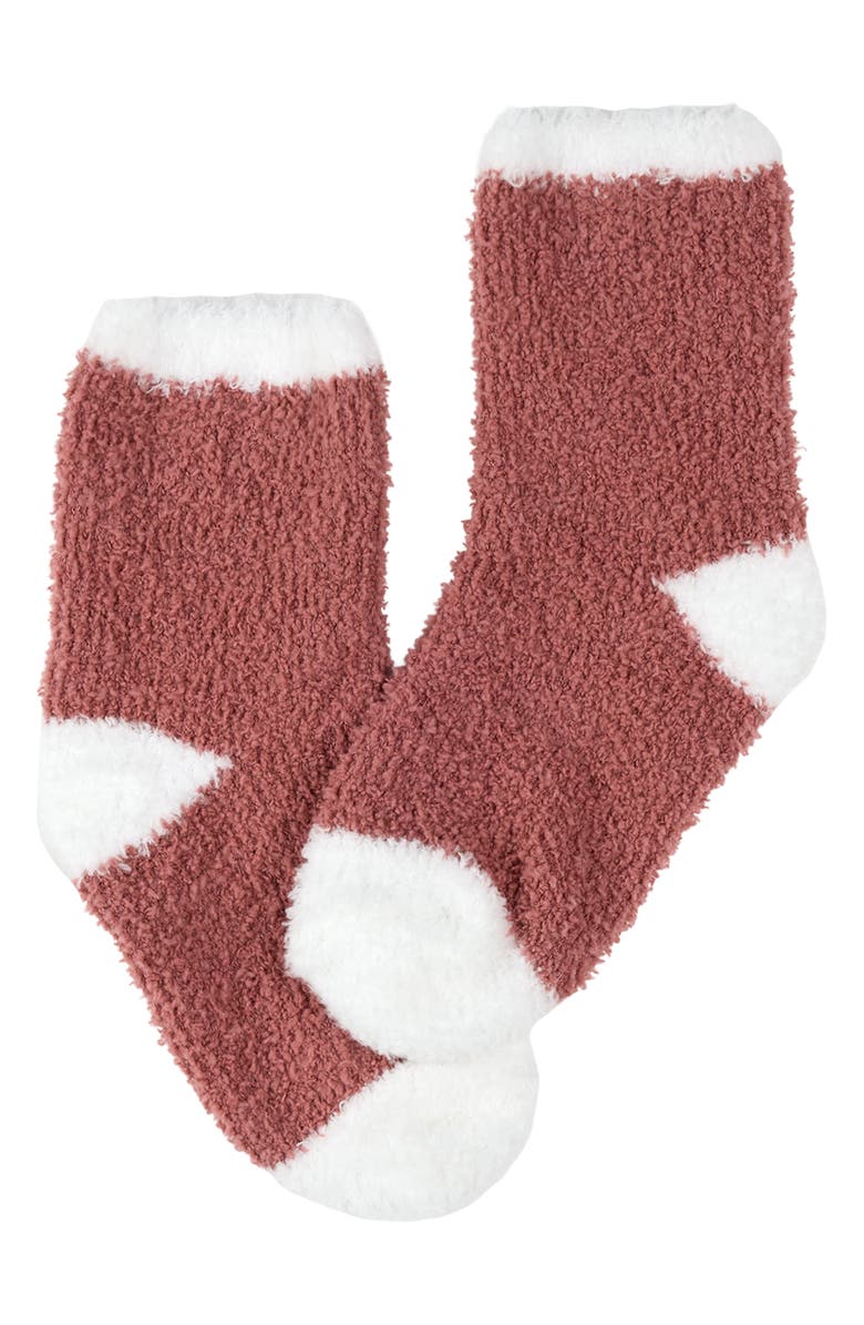 Petit Lem Kids' Fitted Two-Piece Pajamas & Socks Set, Alternate, color, Beige