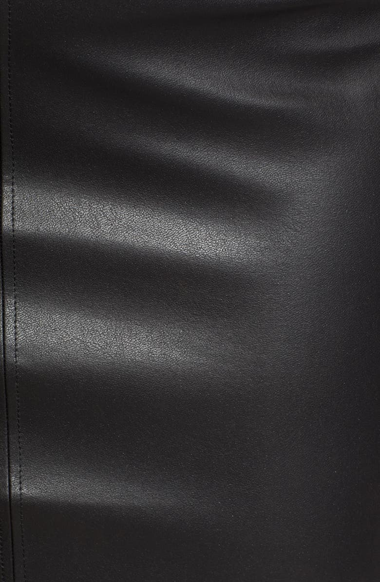 David Lerner Faux Leather Pencil Skirt, Alternate, color,