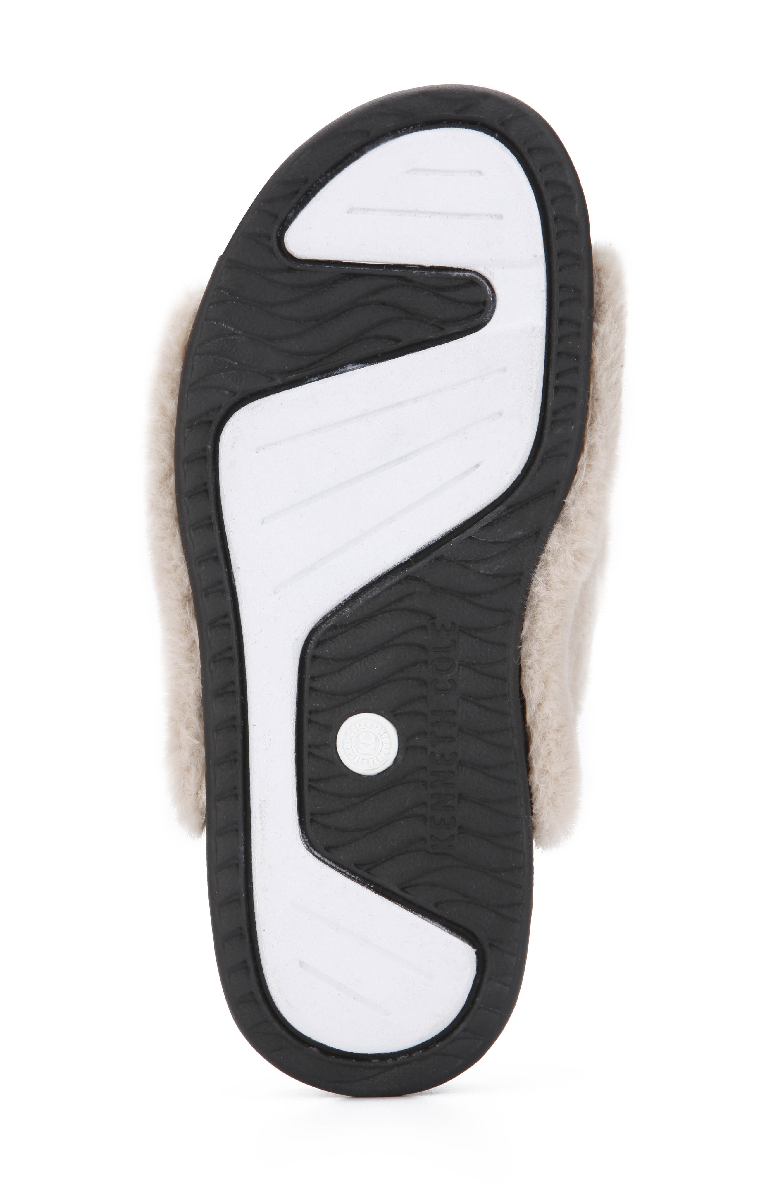 Kenneth Cole New York Nova Faux Fur Slide Sandal, Alternate, color, 